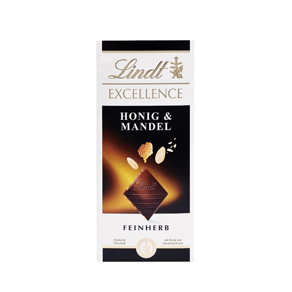 Lindt - Excellence Tafelschokolade - Honig-Mandel - 100g