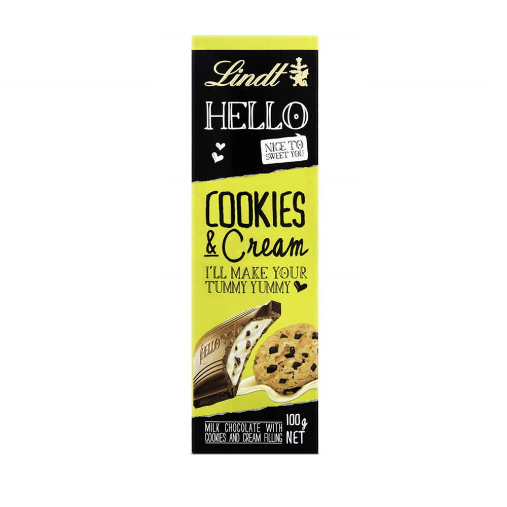 Lindt - Hello Cookies and Cream Milk Chocolate - 100g