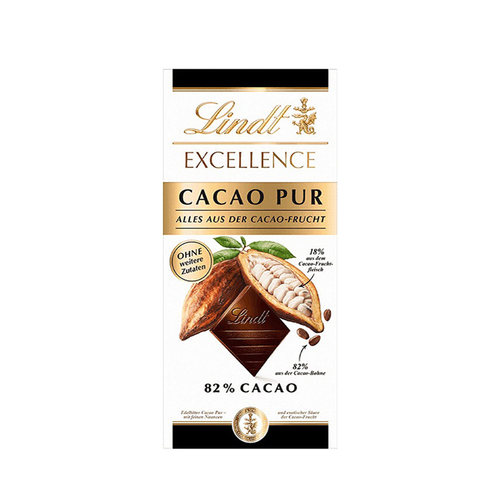 Lindt Excellence Cacao Pur - 82% Cacao - 100g