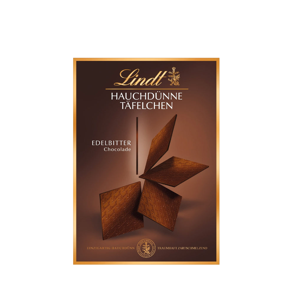 Lindt Hauchdünne Täfelchen Edelbitter Schokolade - 125g