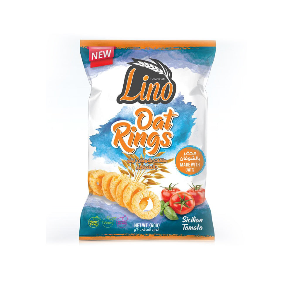 Lino - Oat Rings with Sicilian Tomato - 60g