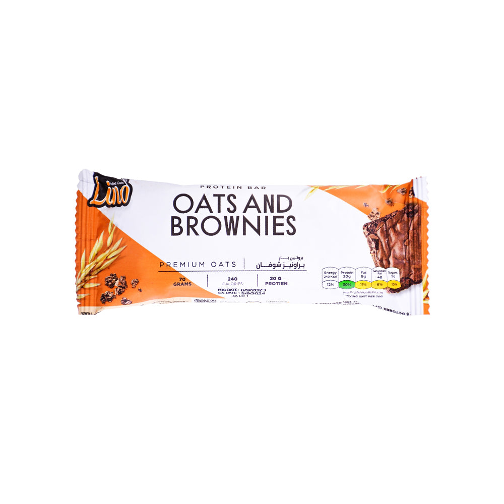 Lino - Protein bar Oats & Brownies - 70g