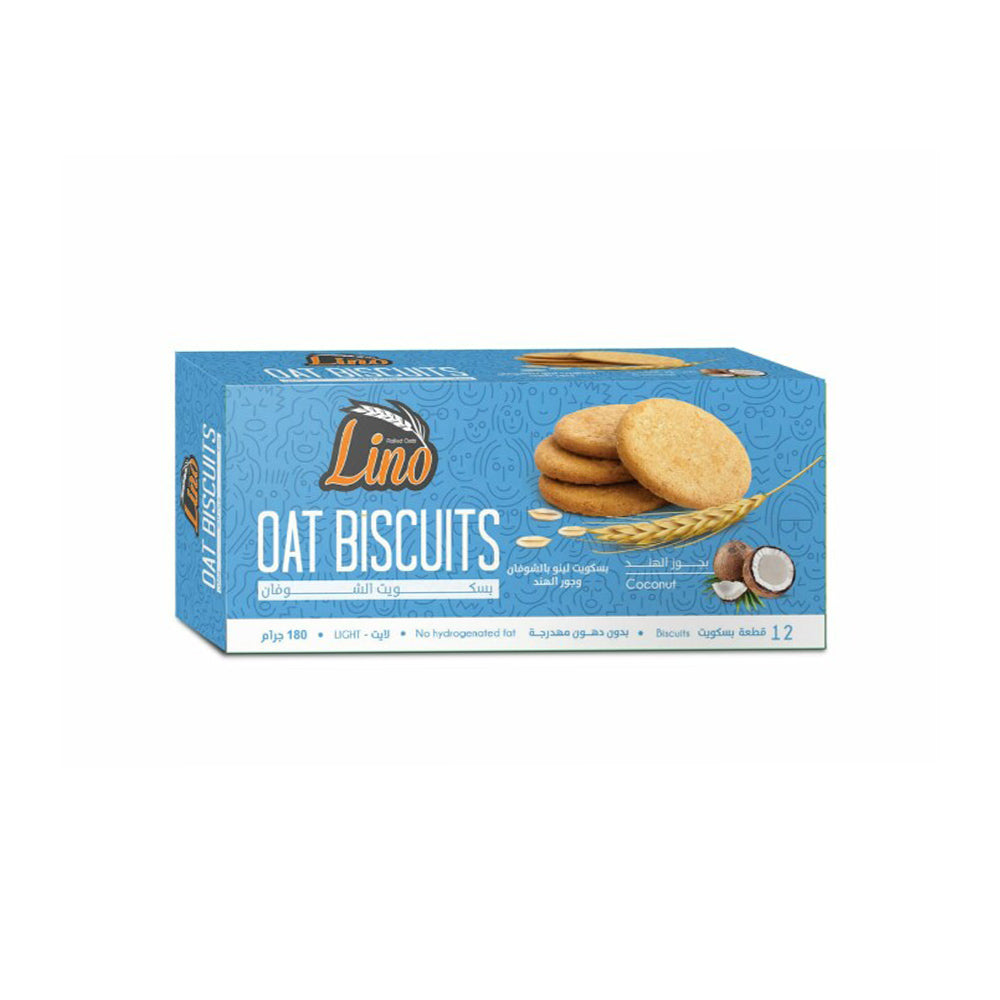 Lino Oat Biscuits - Coconut -  180g
