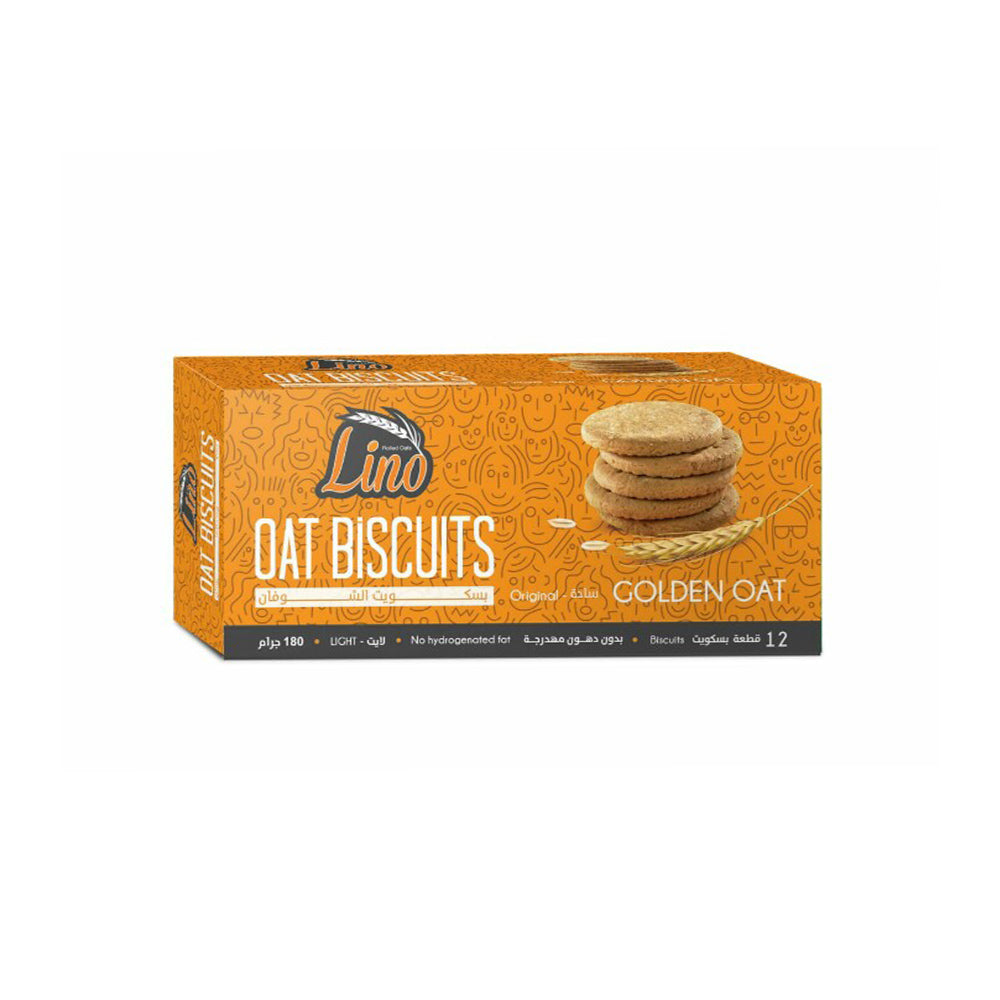 Lino Oat Biscuits - Golden Oat  180g