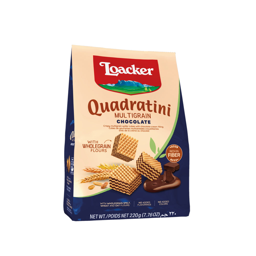 Loacker - Quadratini - Multigrain Chocolate - 110g
