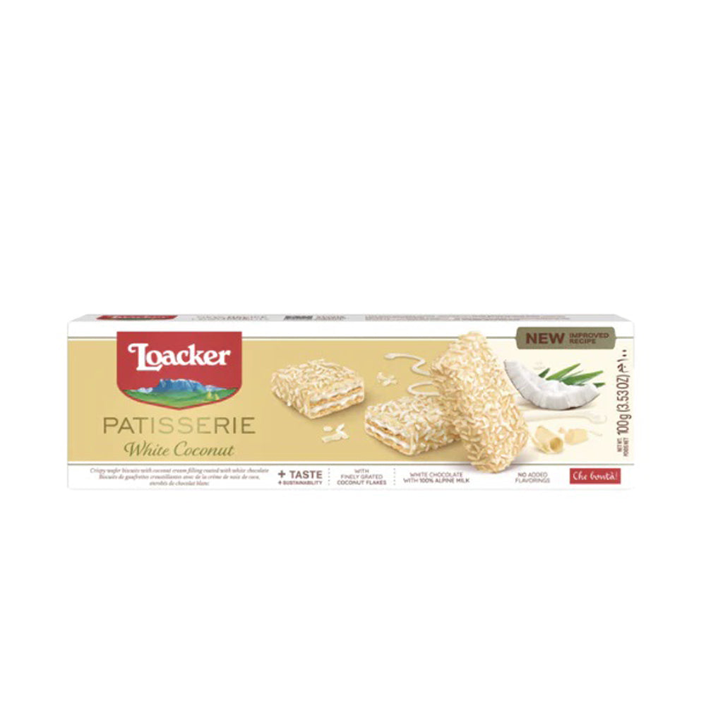 Loacker - Patisserie White Coconut Wafers - 100g