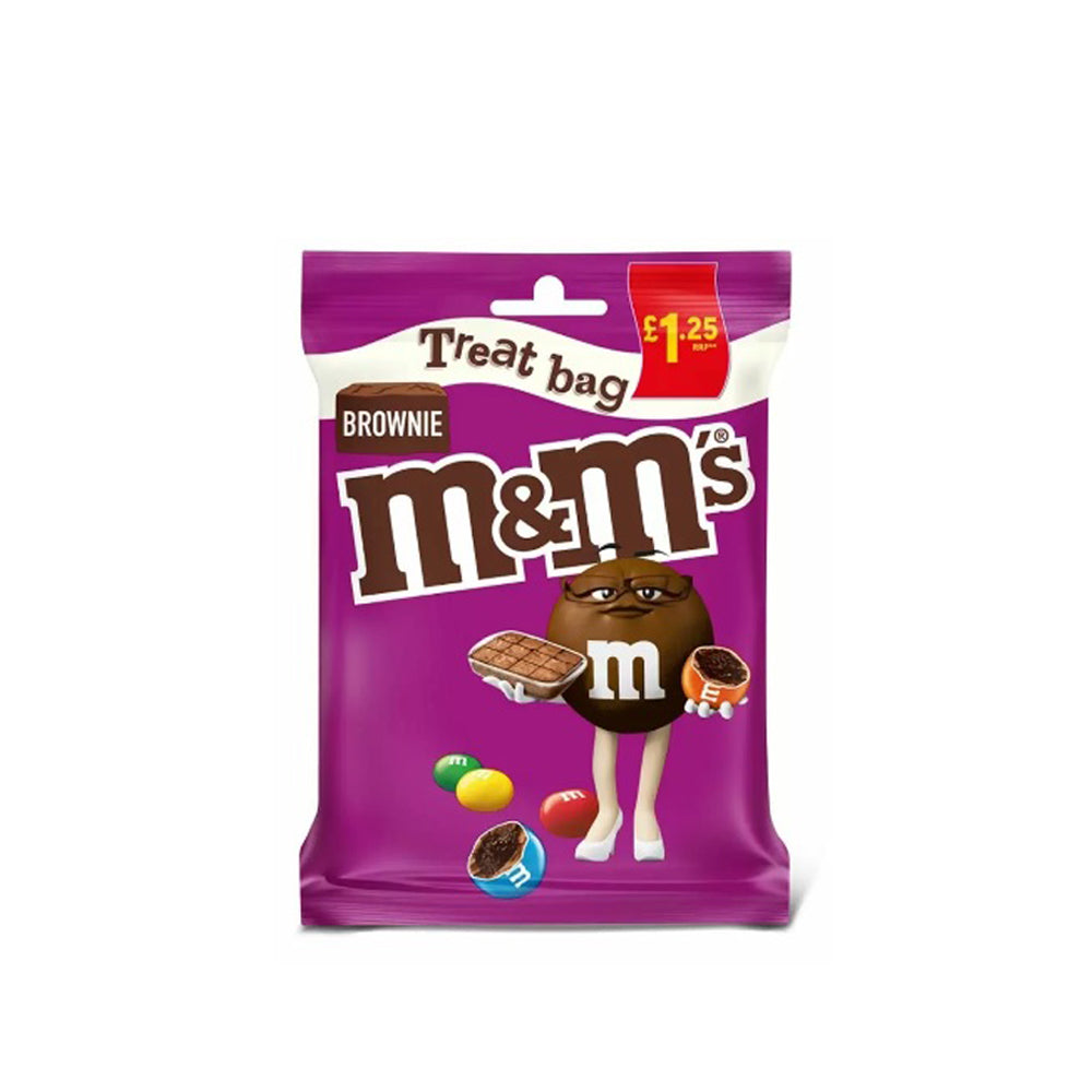 M&M's Brownie Bites Milk Chocolate Treat Bag - 70g