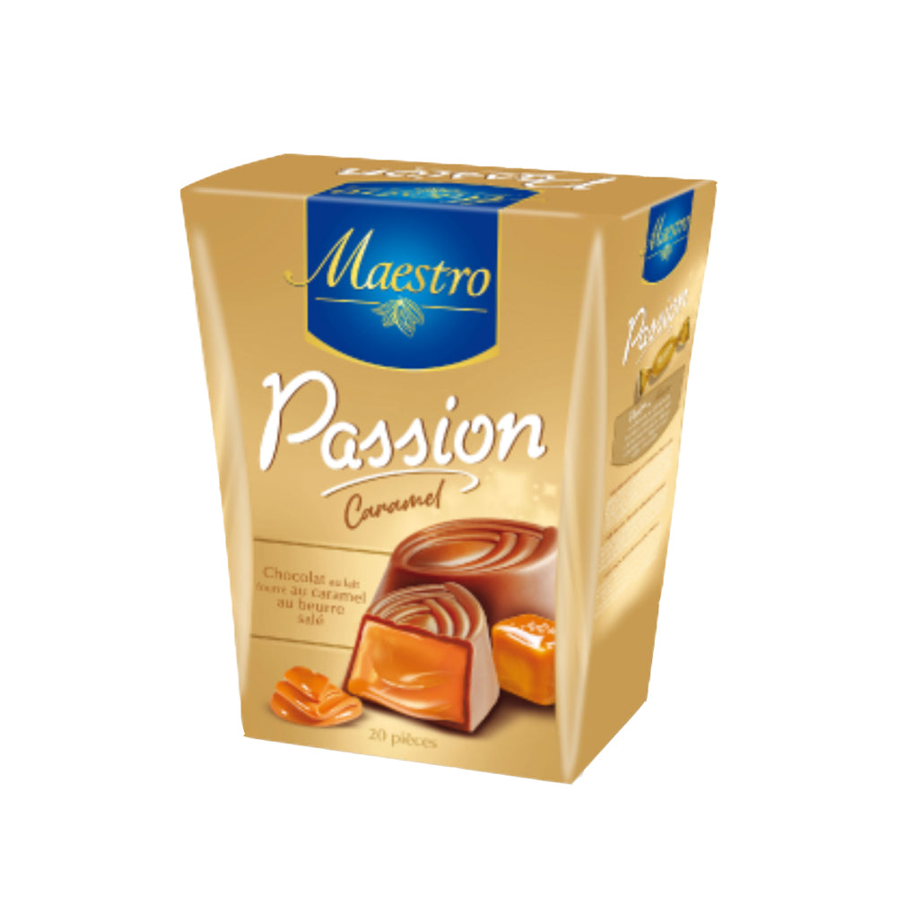Maestro - Chocolat au lait fourre au Caramel beurre sale - 20 pieces