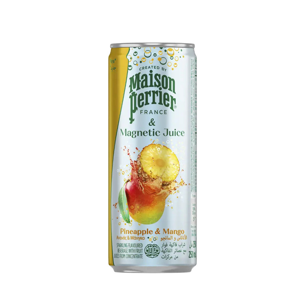 Maison Perrier - Sparkling Water with Fruit Juices Magnetic Juice - Pineapple & Mango - 250mL