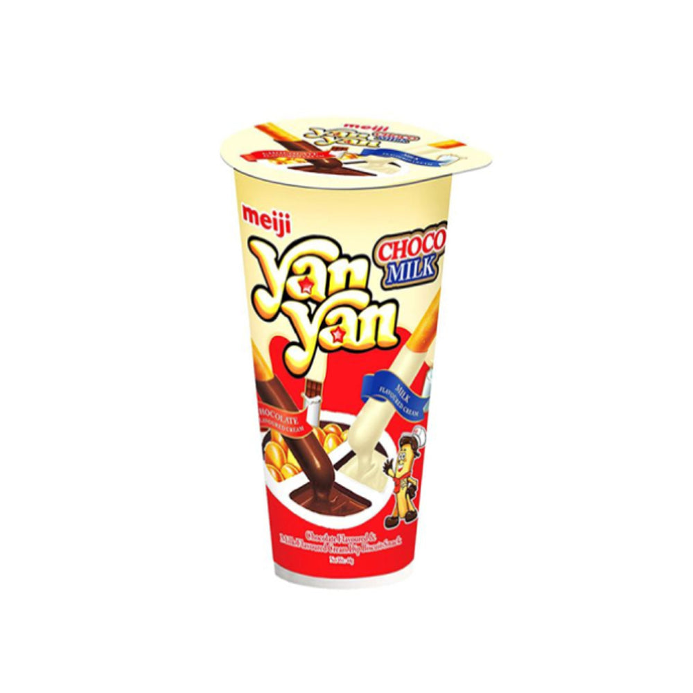 Meiji Yan Yan - Chocolate & Vanilla - 44 g