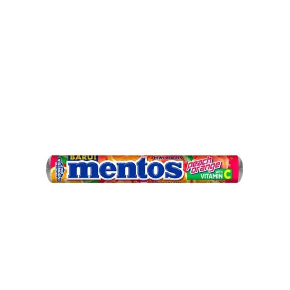 Mentos - Chewy Peach & Orange Roll - 29g