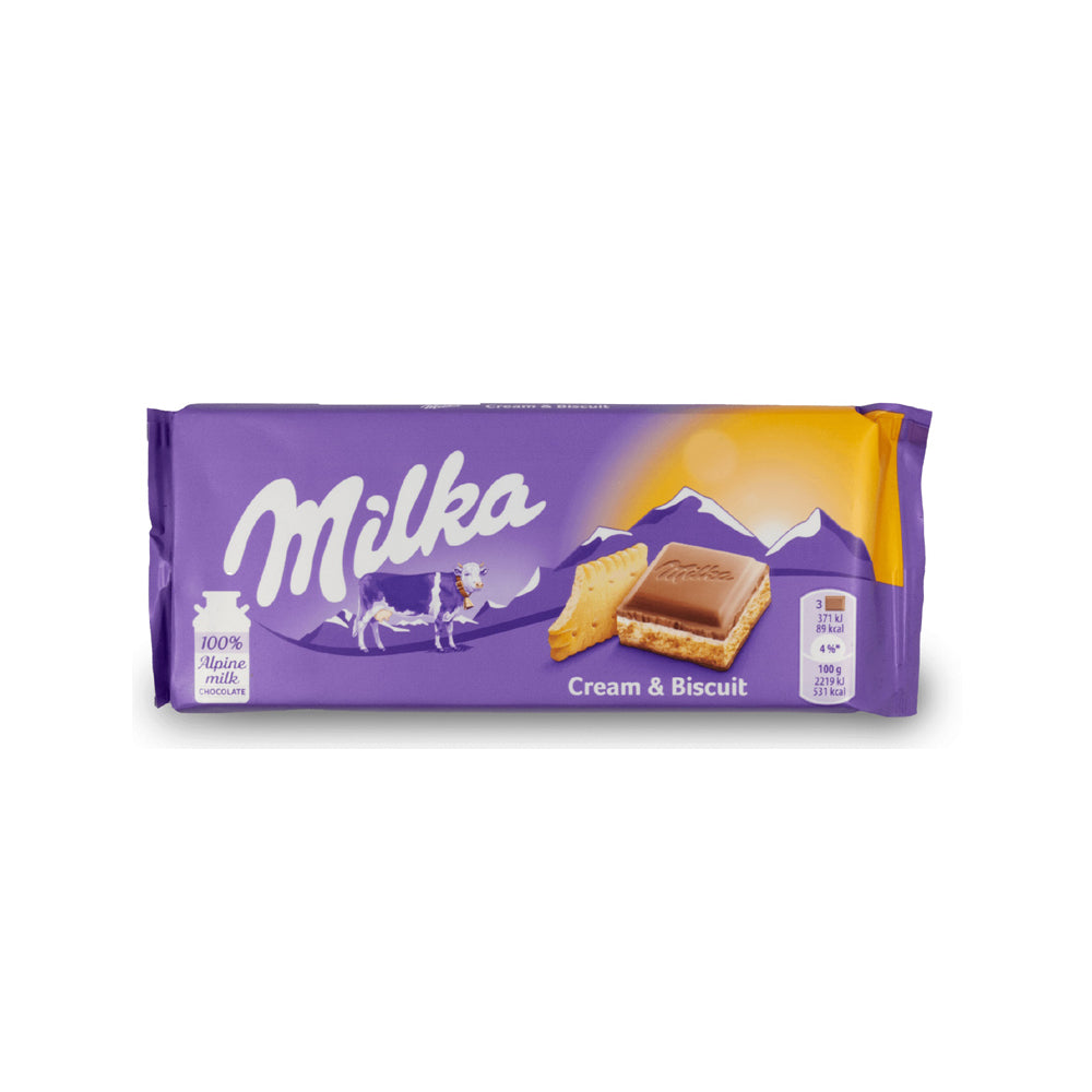 Milka - Cream & Biscuit - 100g