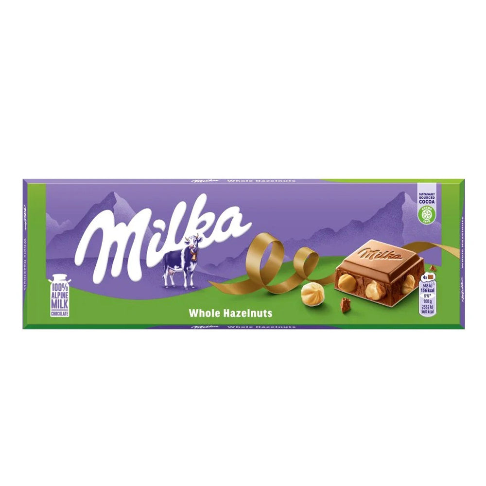 Milka - Milk chocolate with Whole Hazelnuts - 250g