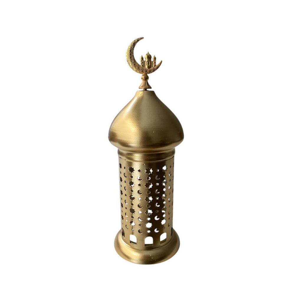 Ramadan Lantern - Minaret Shape - Gold Color - Small