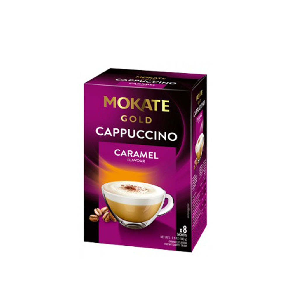 Mokate - Cappuccino Gold Caramel flavour - 8 sachets