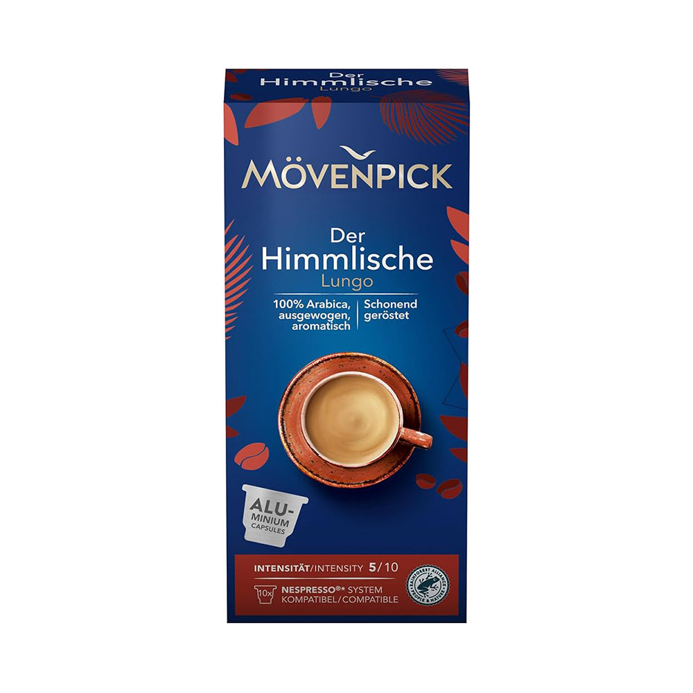Movenpick - Der Himmlische - Nespresso Compatible - Lungo Espresso Pods - 10 capsules