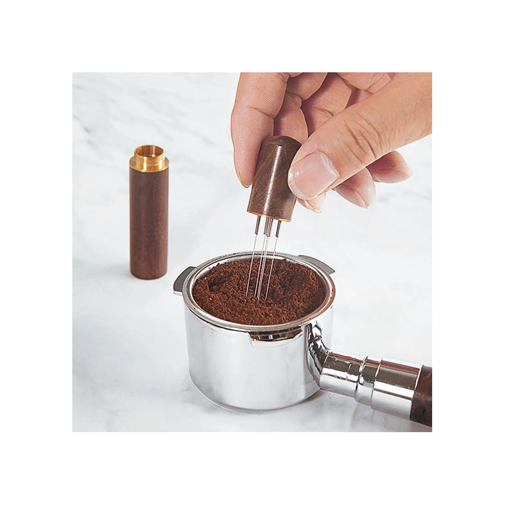 Wooden Coffee Needle Distributor