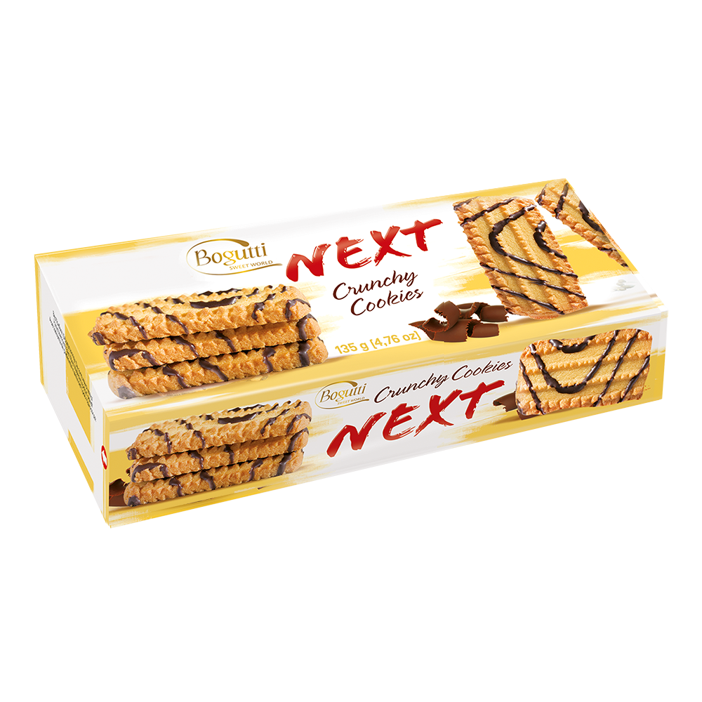 NEXT - Crunchy cookies with cocoa coating  - Bogutti
