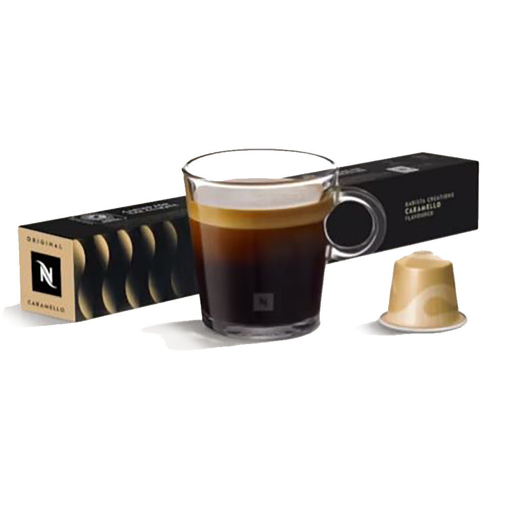 Nespresso Inissia Coffee Pods Machine  Free 14 Nespresso Capsules –  Caramelly