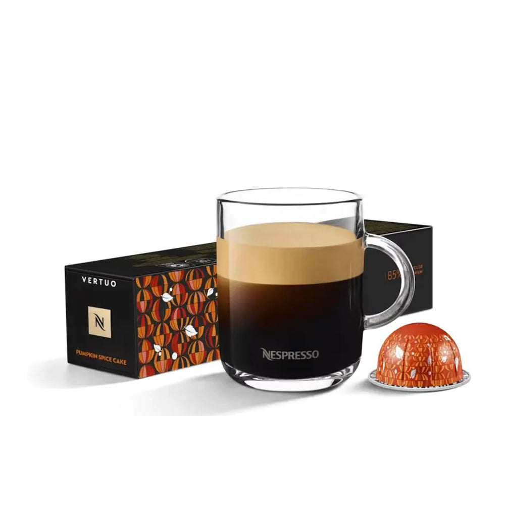 Nespresso Vertuo Compatible - Pumpkin Spice Cake  - 10 capsules