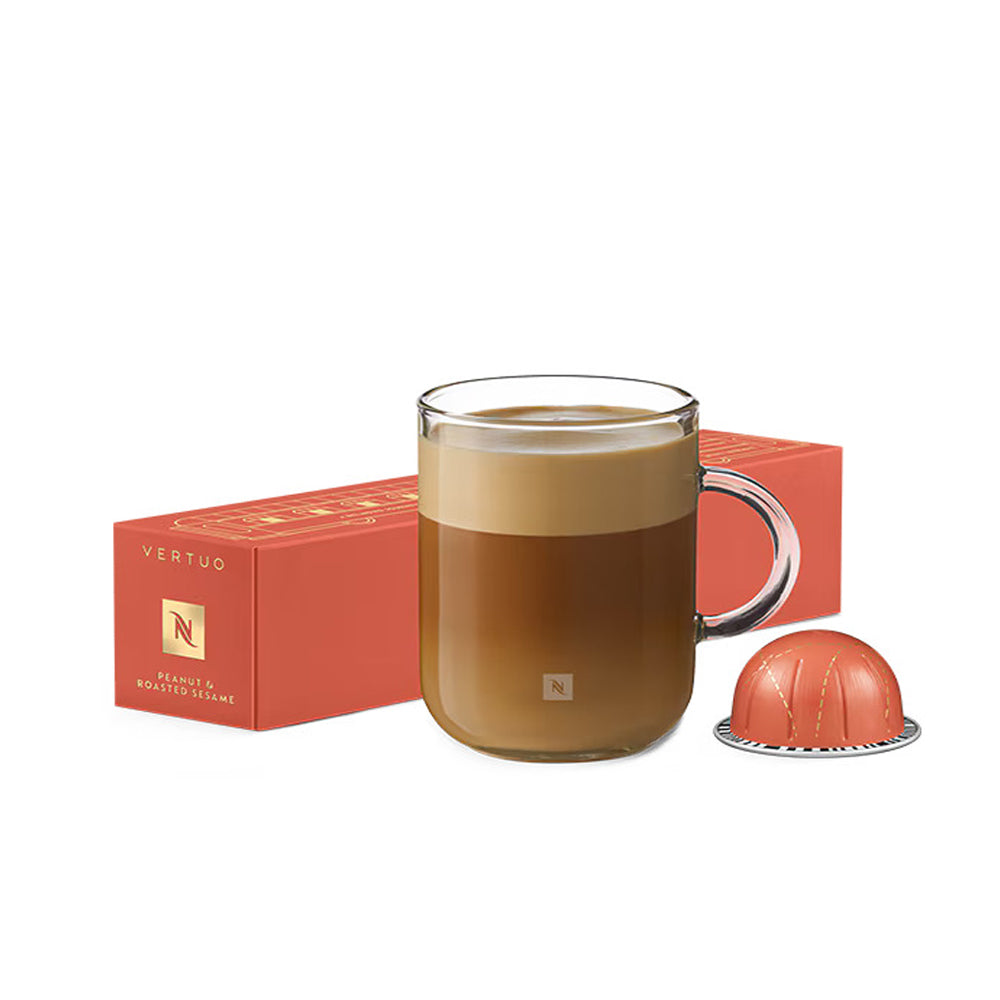 Nespresso Vertuo Compatible - Peanut & Roasted Sesame Flavour - 10 capsules