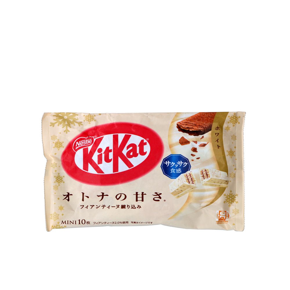 Nestle KitKat - White Chocolate Cookie Mini Bar - 10 pieces