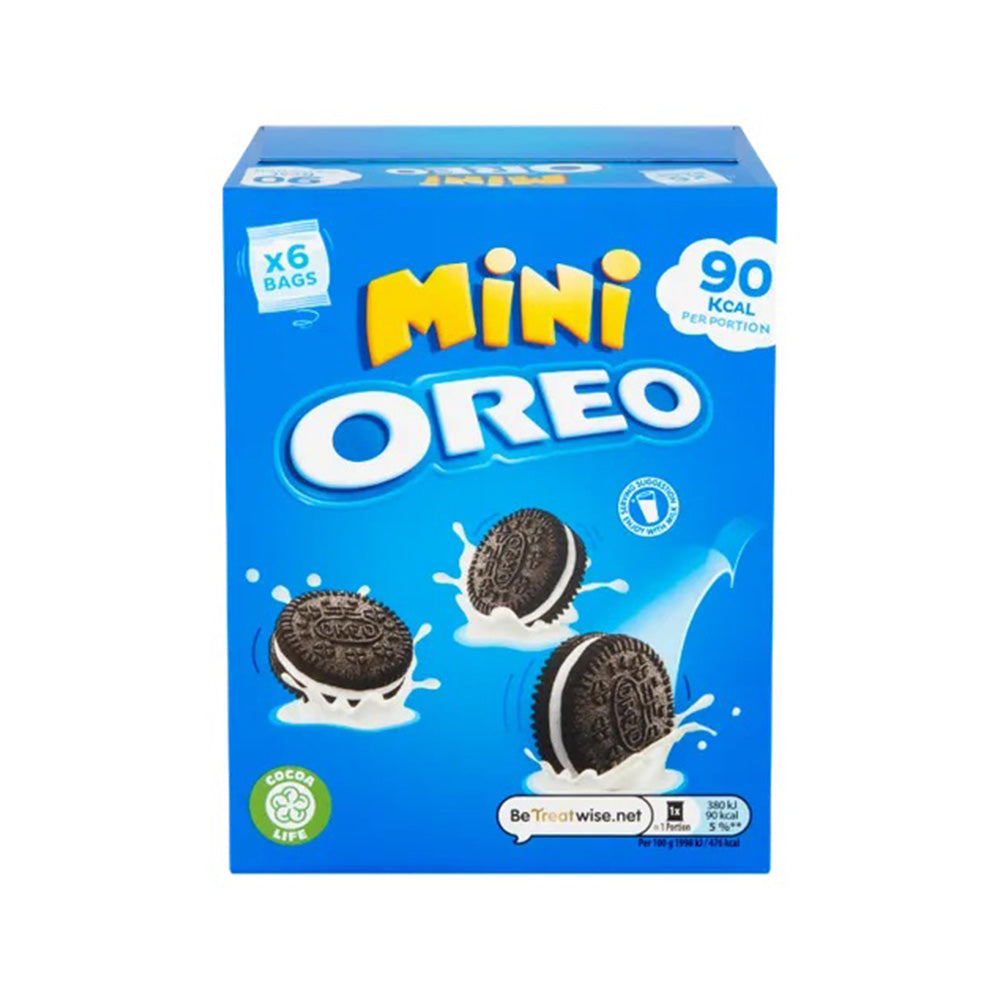 Oreo - Mini Vanilla Sandwich Biscuits 6 Snack Packs - 114g – Fengany