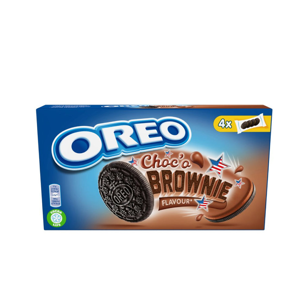 Oreo Choco Brownie Flavor - 4 Packets Box - 176g