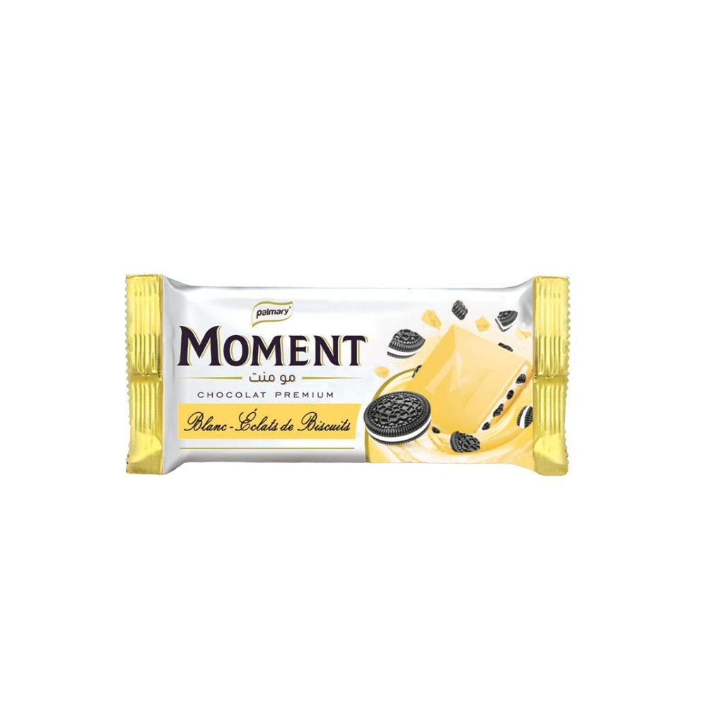 Palmary - Moment Chocolat - blanc éclats de biscuits - 95g