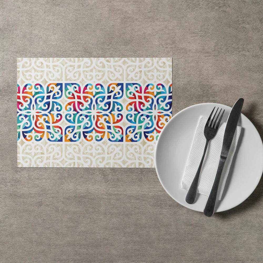 Plastic Placemats - Set of 6 - Layal