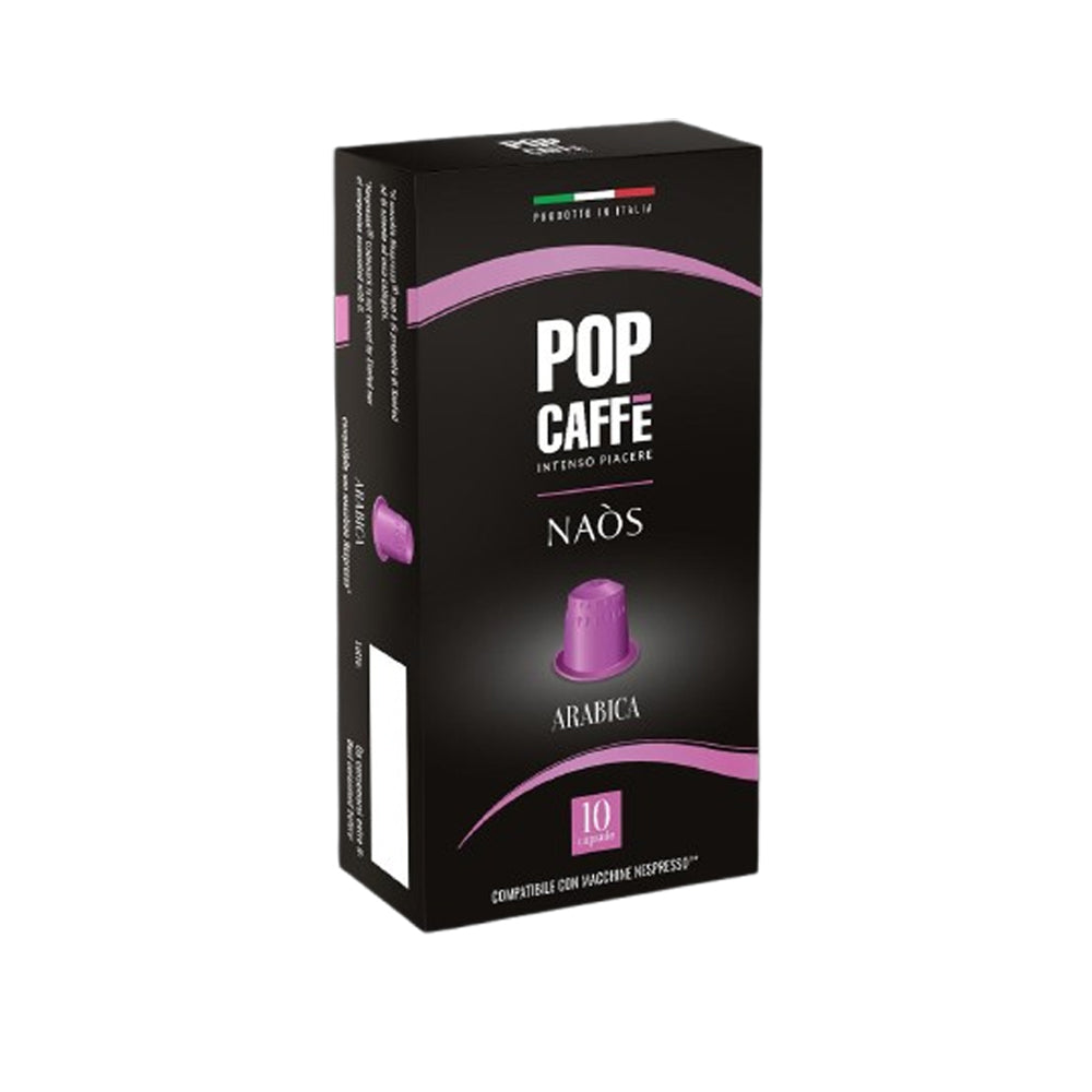 Pop Caffe - Nespresso compatible - Naos Arabica - 10 Capsules