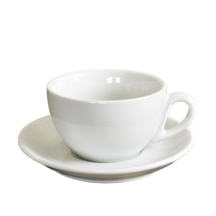 Grade A - Cafe Style Porcelain Cappuccino Cup with underline