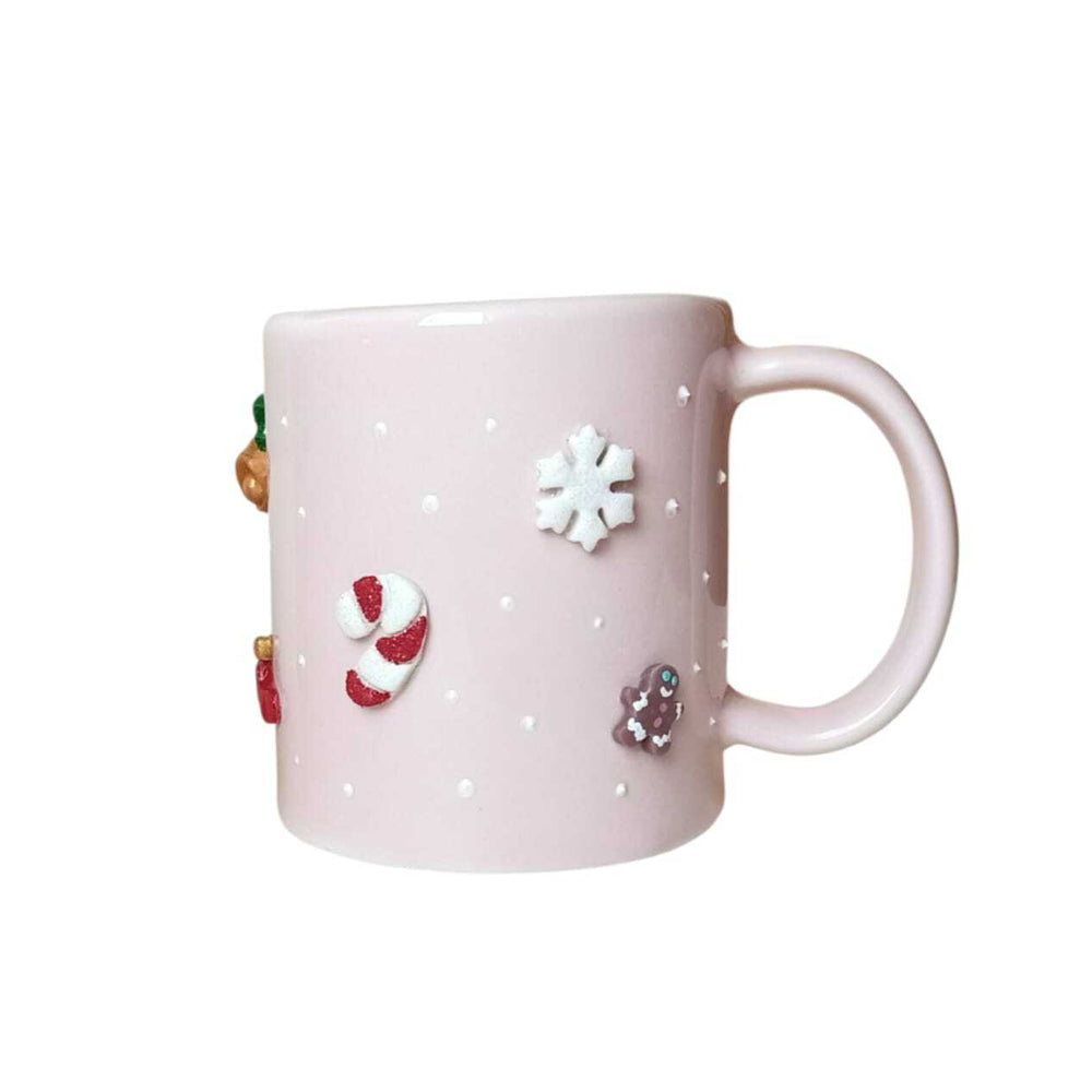 Porcelain Mug - Deer - pink - 275ml