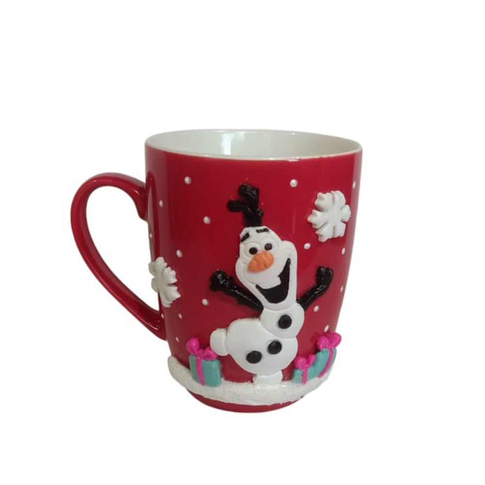 Porcelain Mug - Olaf - Red - 350 ml