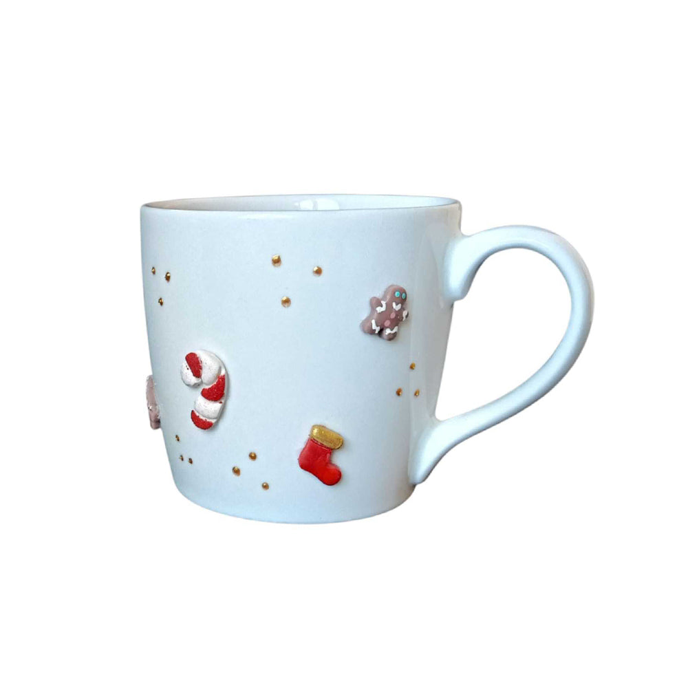 Porcelain Mug  - Snowball - White - 400ml