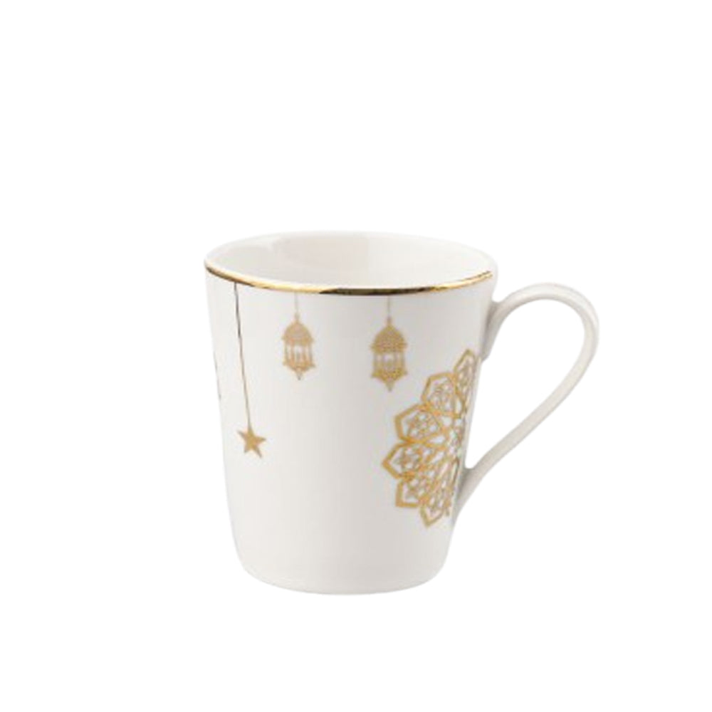 Porcelain  Mug - Golden Ramadan Themed - 225 ml