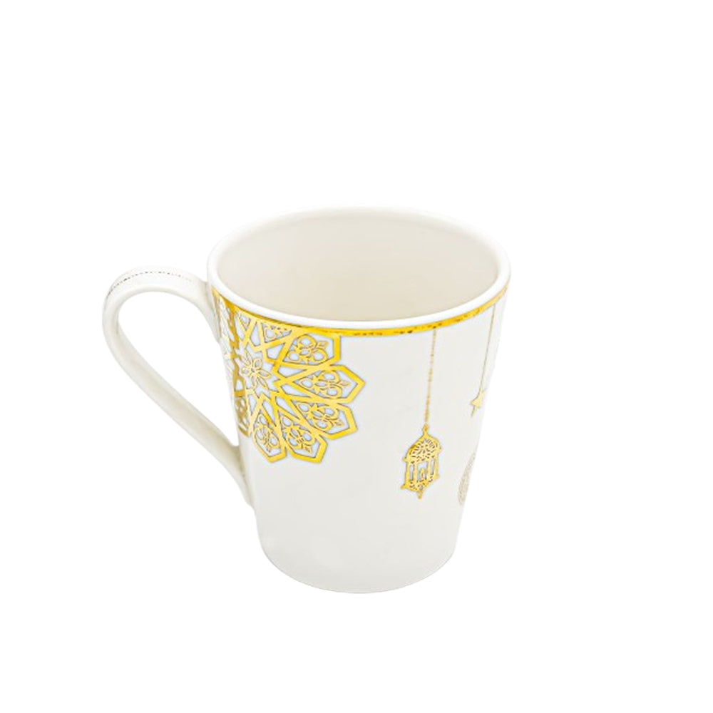 Porcelain  Mug - Golden Ramadan Themed - 225 ml