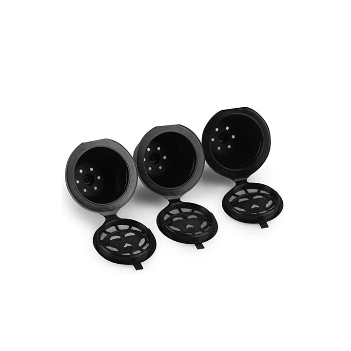 RECAPS -  Refillable Capsules- Nespresso Compatible - 3 Pack - Black