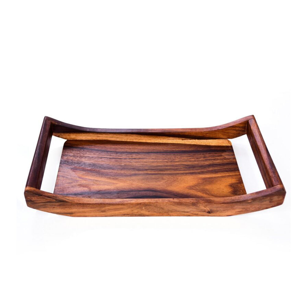 Rectangular Wooden Tray - 34 cm x 19 cm