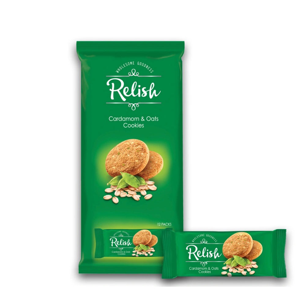 Relish Cardamom And Oats Cookies -  42 gr - 1 pack