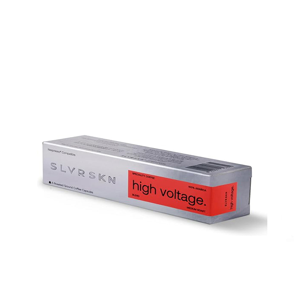 SLVRSKN specialty coffee - Nespresso Compatible - High Voltage - 5 pods