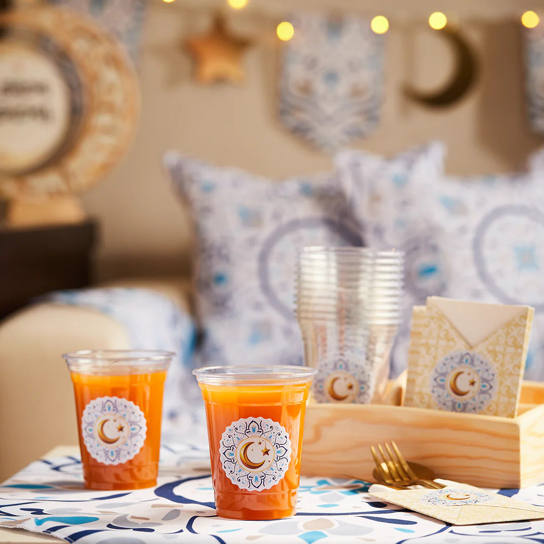 Set of 12 Disposable Plastic Cups - Jawahr Design