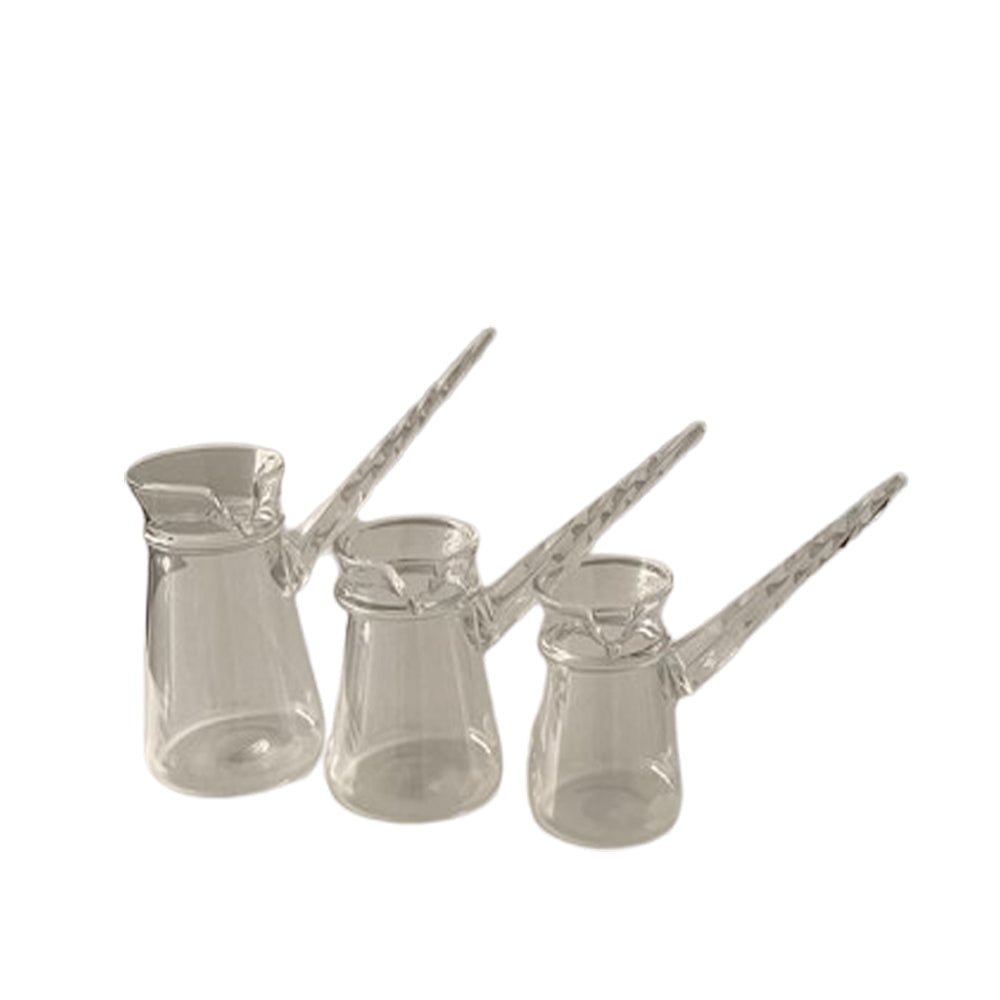 Set of 3 Glass Coffee Pot