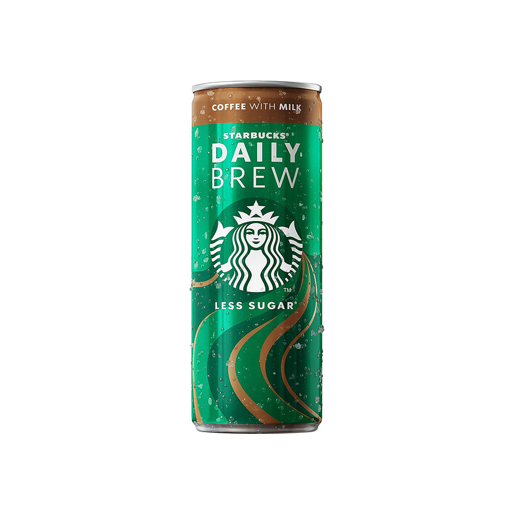 Starbucks - Daily Brew Coffee With Milk Vanilla - Less Sugar - 250mL