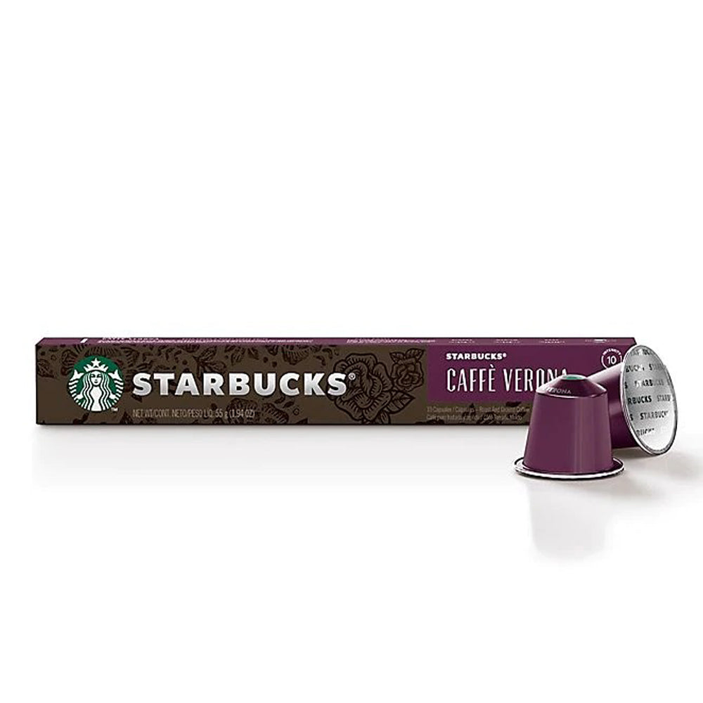 Starbucks Nespresso Compatible Cafe Verona Pods - 10 Capsules
