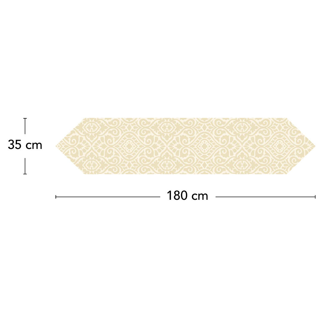 Table Runner - Damask Design - 35 x 180 cm