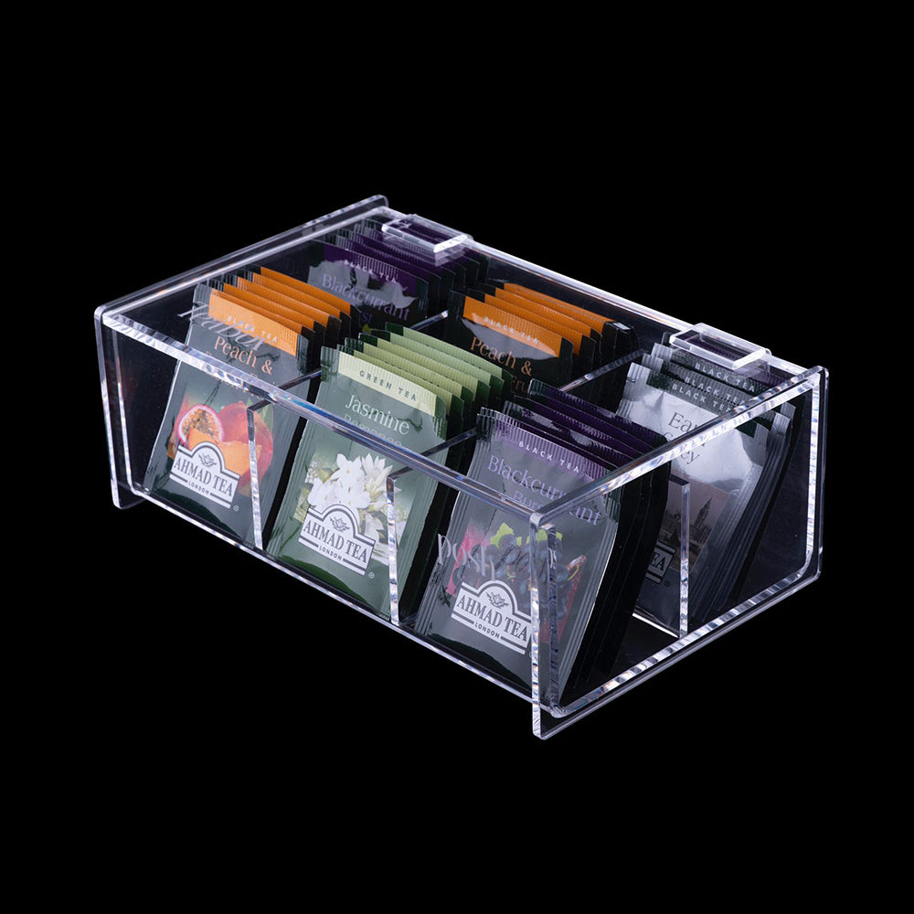 Tea Box - Transparent Acrylic - Small