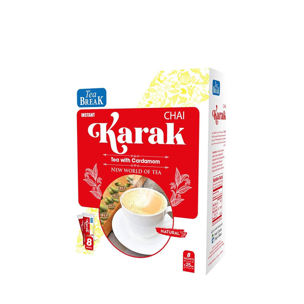 Tea Break - Chai Karak - With Cardamom - 25g x 8 Packets