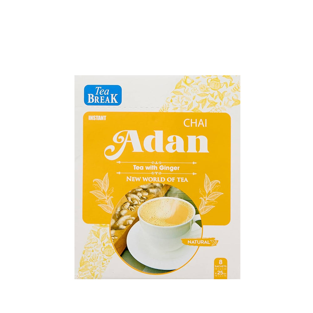 Tea break - Instant Adan Chai with Ginger - 25g x 8 packets