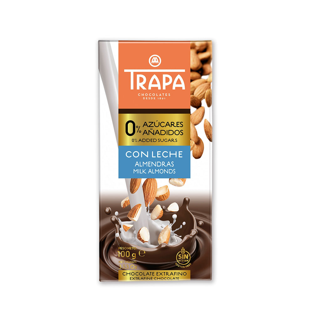 Trapa - Con Leche Almendras - Milk Almonds - 100g